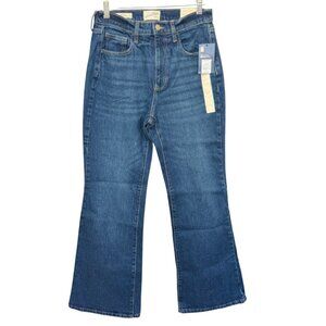Universal Thread High-Rise Flare Jeans Women 6/S Blue Cotton Stretch